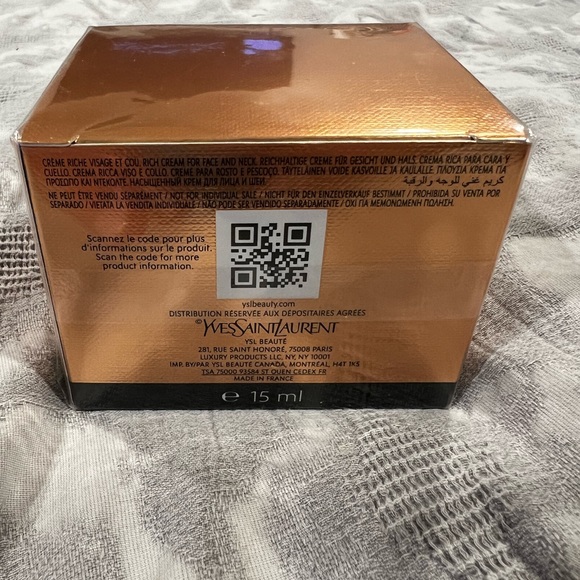 Brand New Yves Saint Laurent Beaute Or Rouge Creme Riche 15 ml/0.5oz - Picture 2 of 2